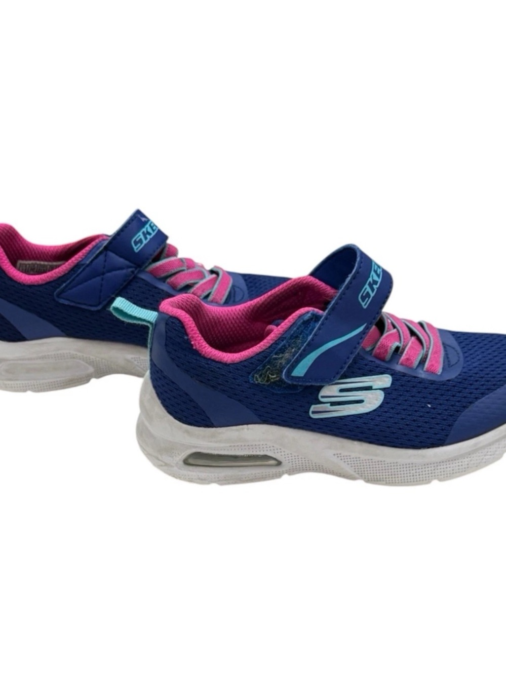 Skechers Kids Navy, Pink & Aqua Mesh Athletic Sneakers
